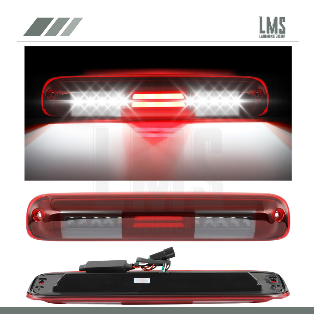 LED 3rd Third Brake Light Clear Lens Lamp For 99-06 GMC Sierra 1500/2500/3500 HD