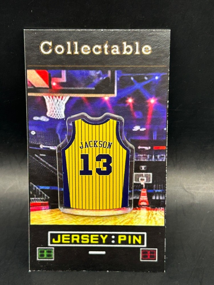 Indiana Pacers Mark Jackson jersey lapel pin-Classic RETRO Collectable