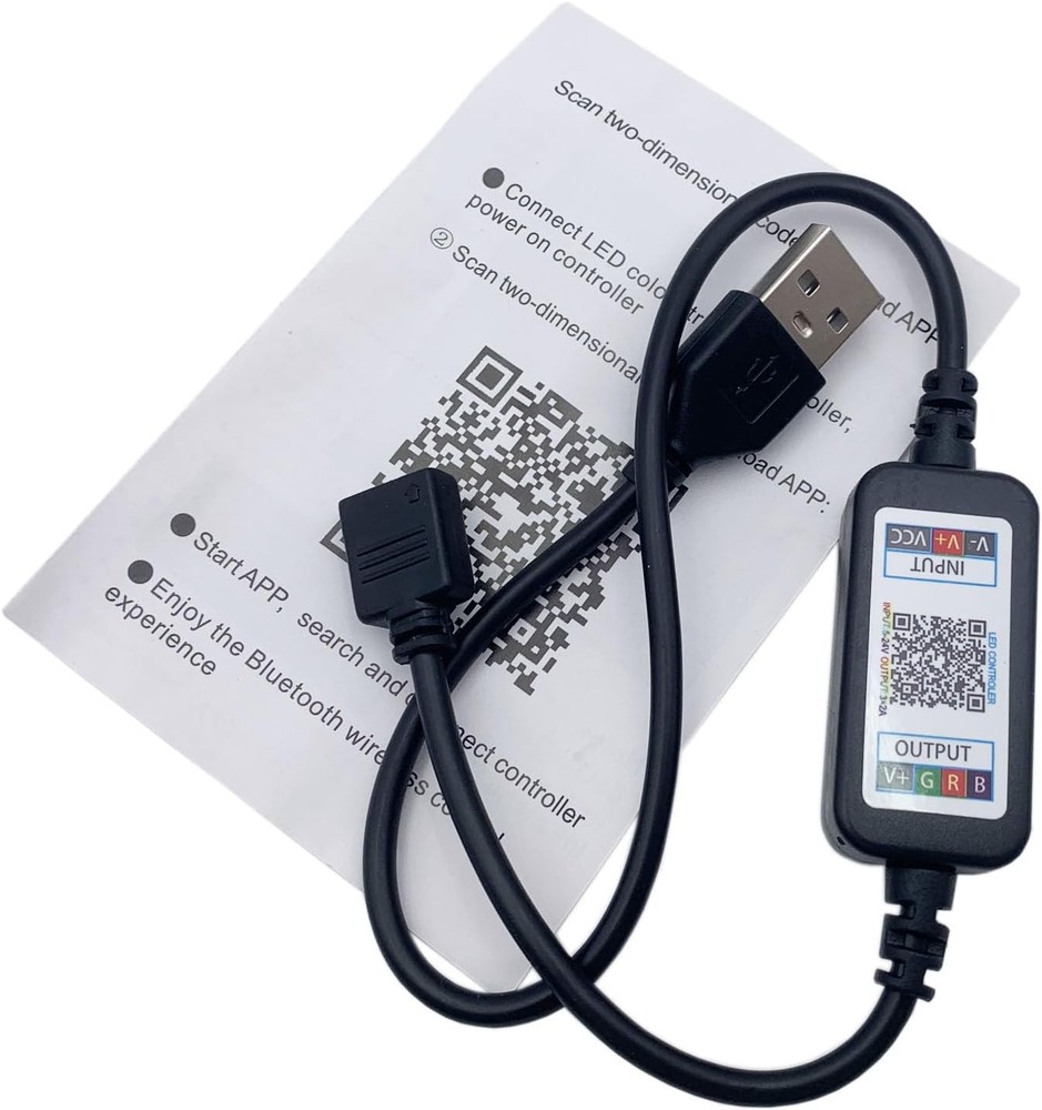 5V USB Bluetooth Controller 4pin 5050 2835 RGB LED Strip Light 4 Pin Connecto