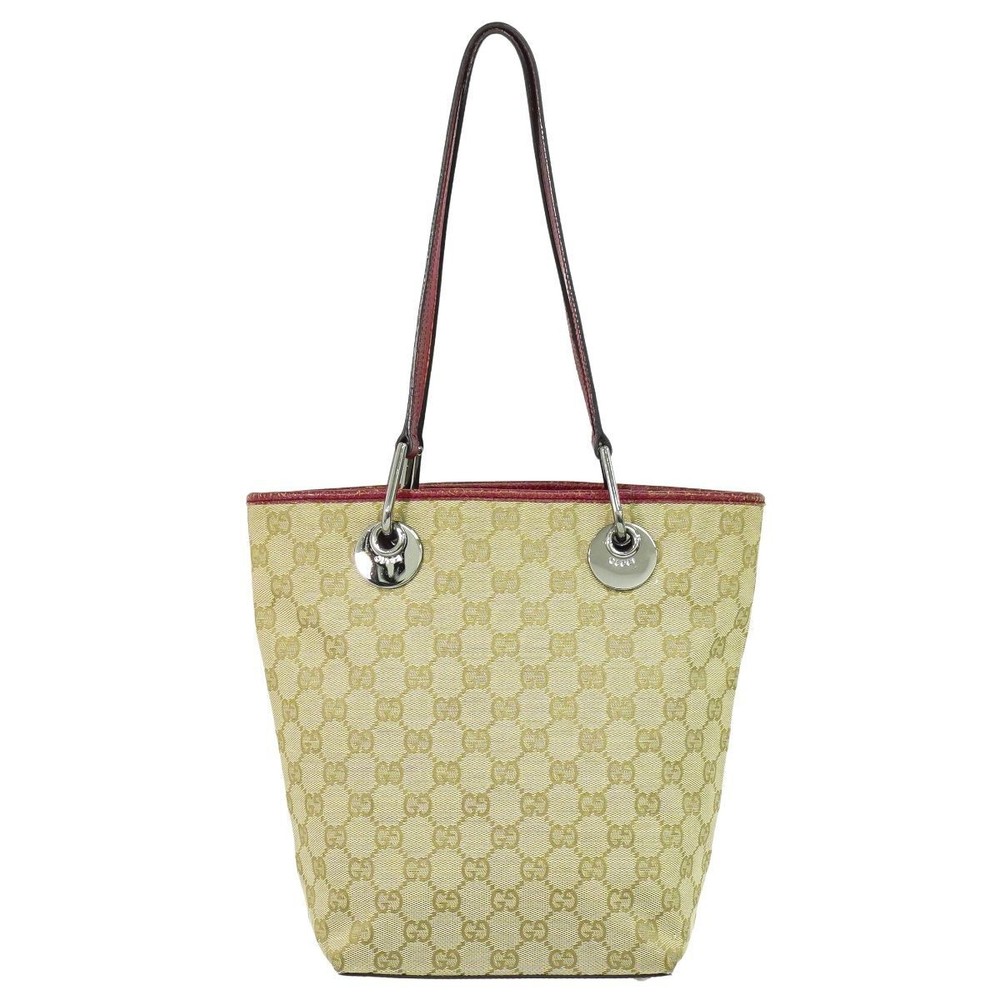 GUCCI GG Monogram Canvas Shoulder Tote Bag 416117 120840