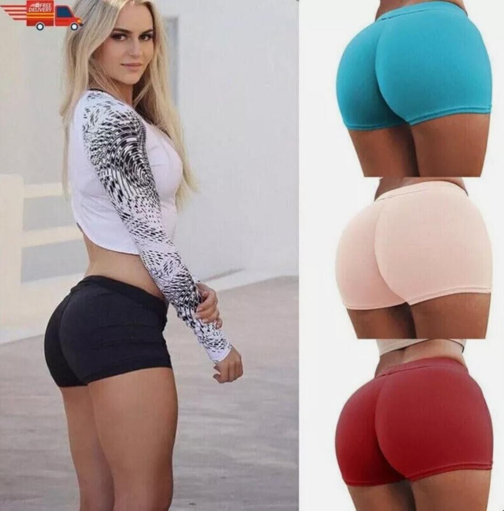 Women Sports Yoga Shorts Low-waisted Gym Workout Fitness Casual Pants