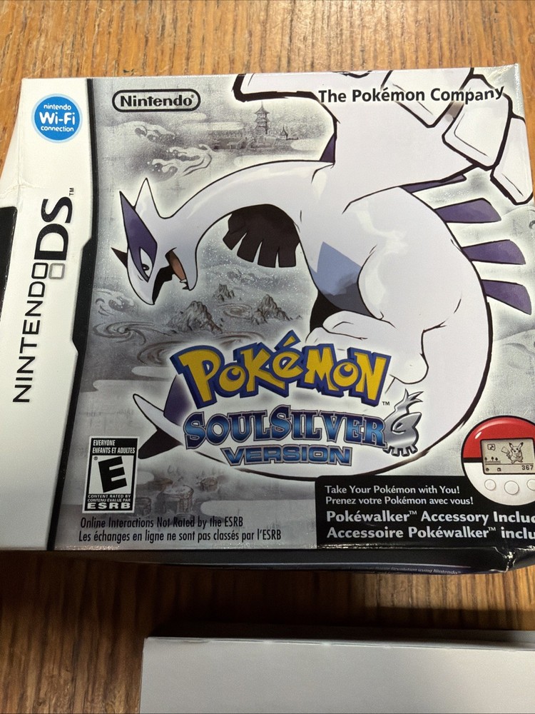 Pokemon Soul Silver (Nintendo DS, 2010) Complete. CIB. Big Box, Pokewalker more.