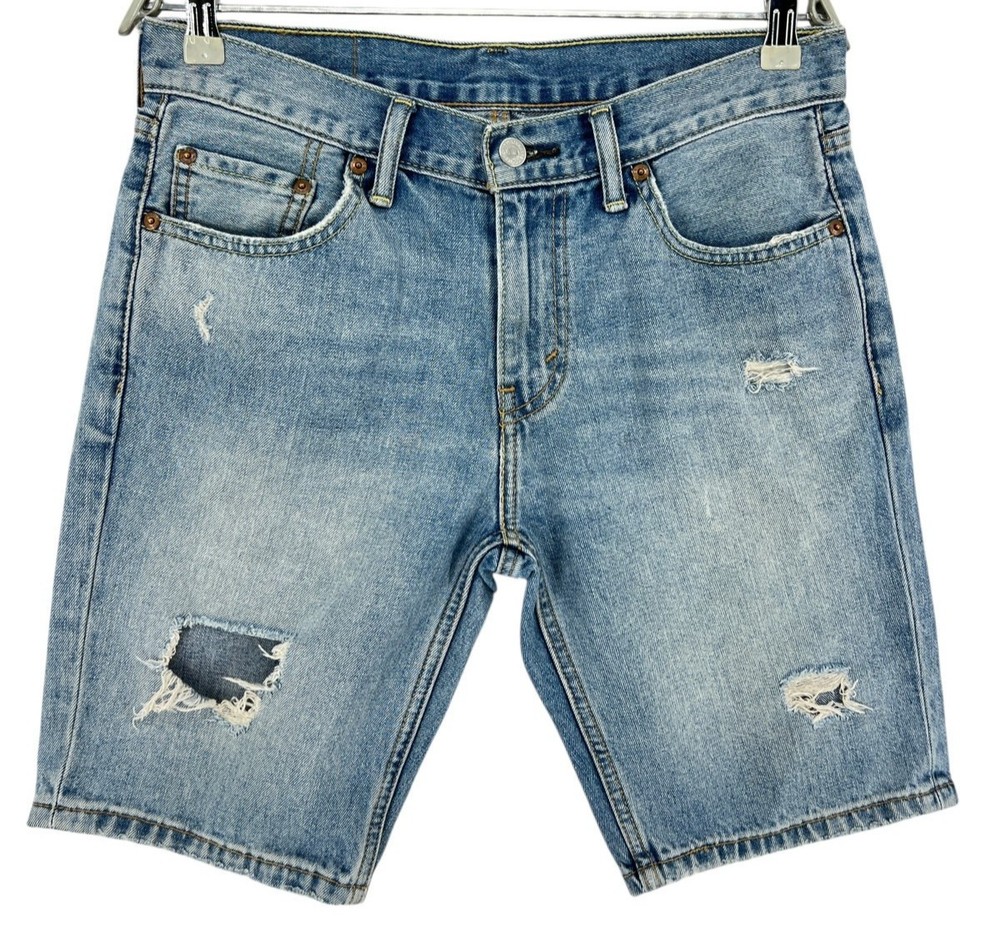 LEVI'S STRAUSS&CO 511 Men Denim Casual Chino Shorts Blue Size W30