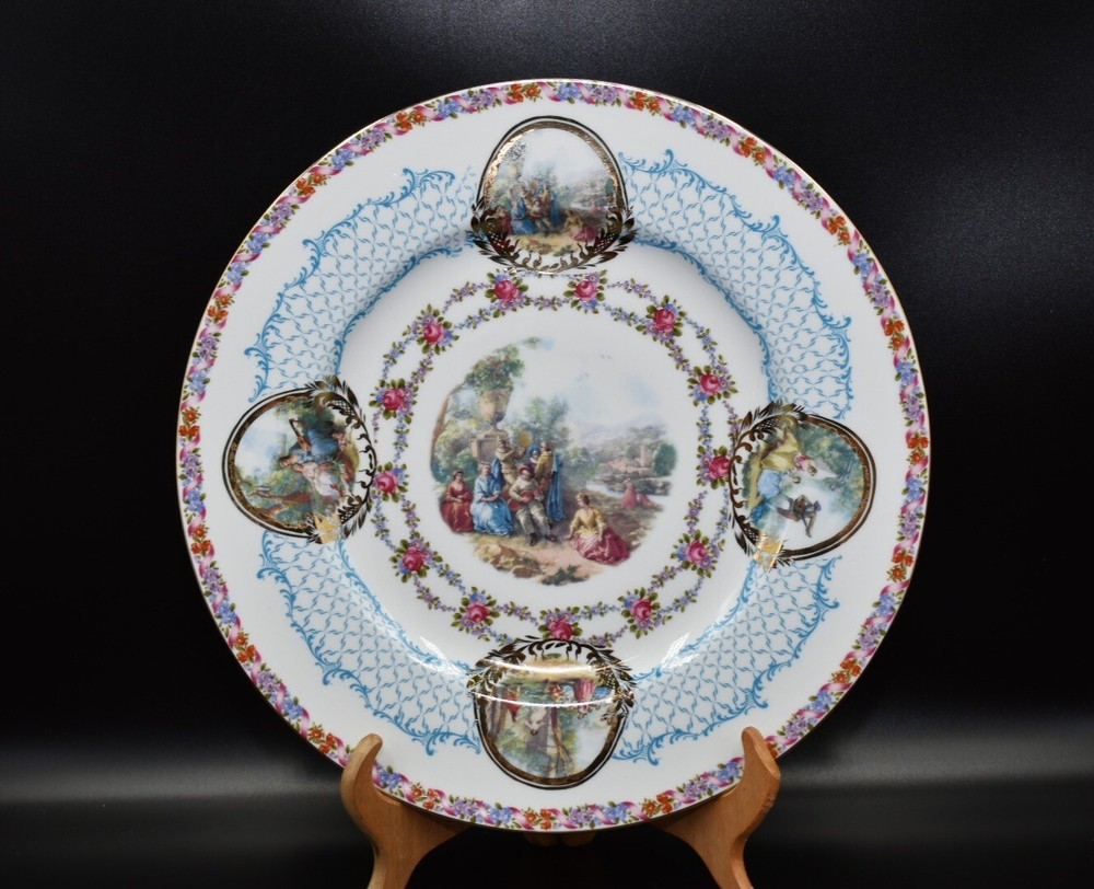 Antique Limoges Decorative Cabinet Plate 11