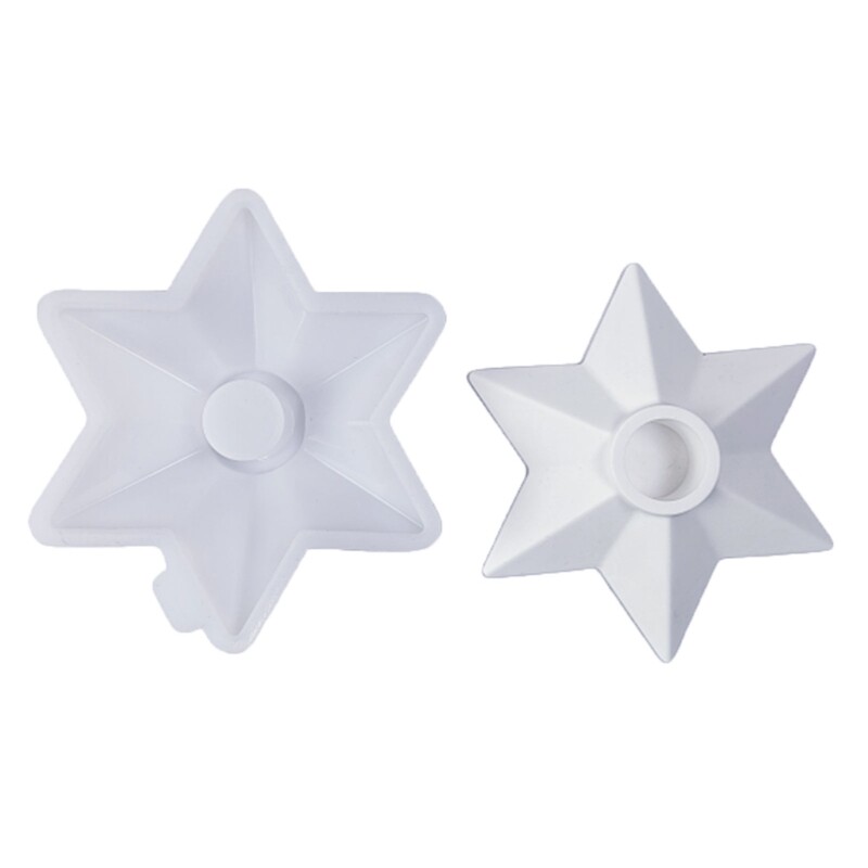 DIY Star Holder Silicone Molds for Candlesticks & Resin Crafts