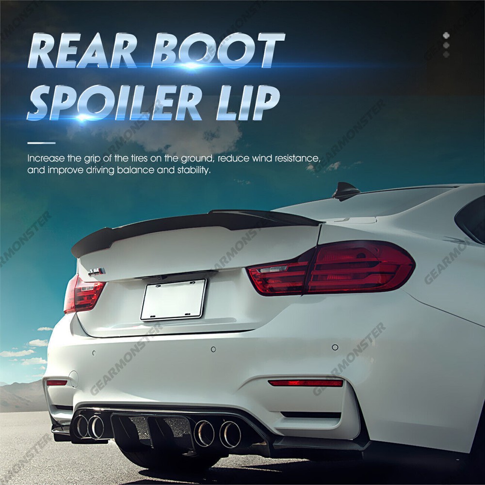 Carbon Fiber Trunk Spoiler Wing for 2021-2023 BMW G22 4 Series 430i G82 M4 PSM Style