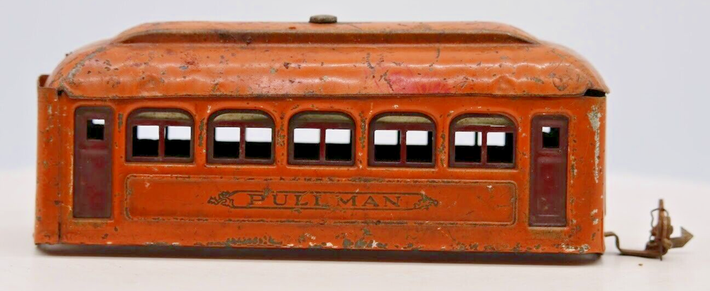 Lionel 608 O Gauge Prewar Orange Pullman Car Shell Only 1:48 Scale X9333