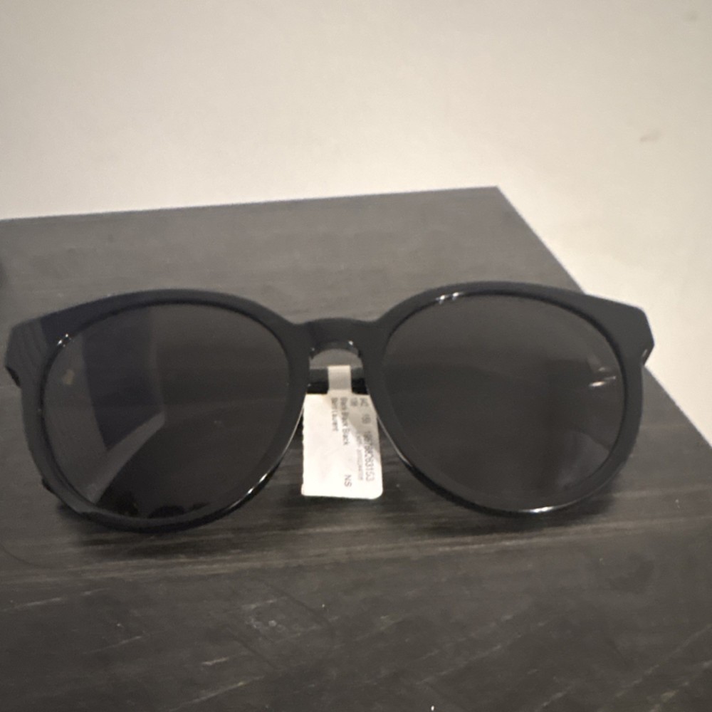 Saint Laurent SL m25/K  Lightweight Round Black Plastic Men's Sunglasses
