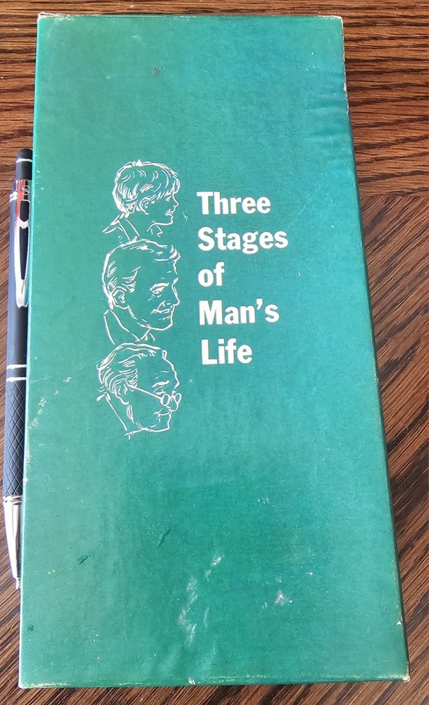 Vintage Three Stages of Man's Life Goldens Costa Mesa Funny Gag Gift