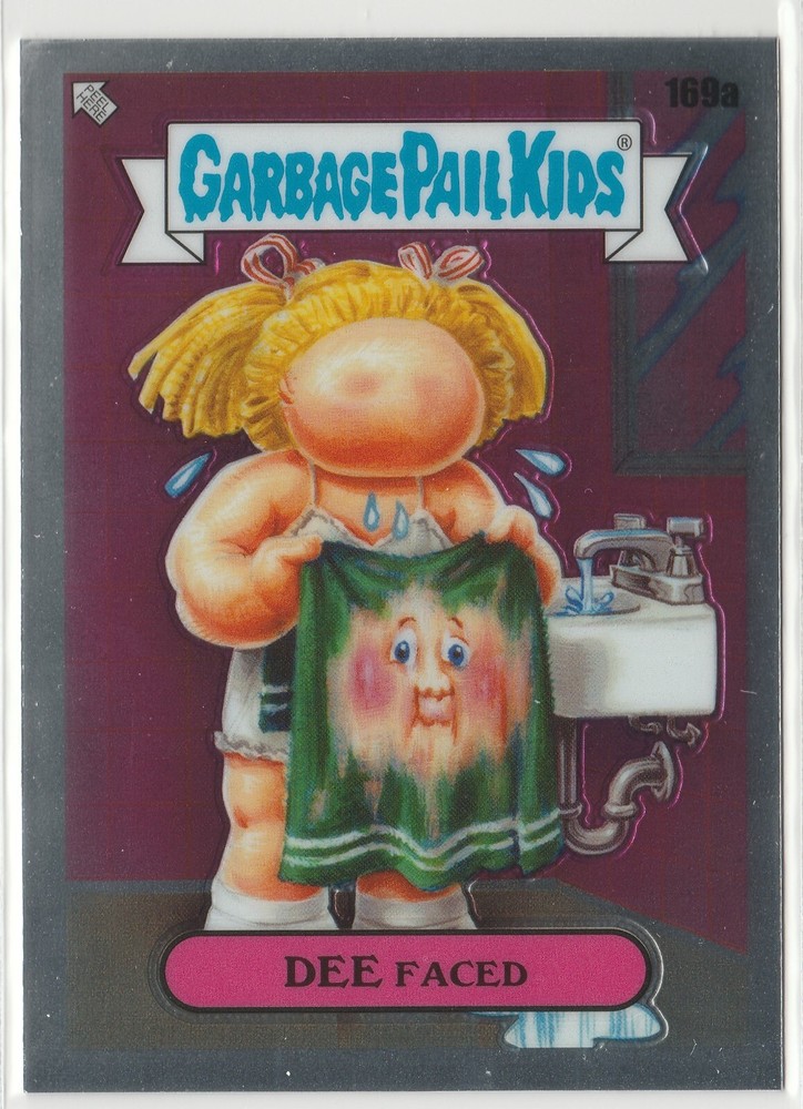 Dee Faced #169a Garbage Pail Kids GPK 2022 Chrome Series 5 CS5 Card