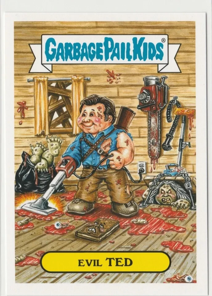 Evil Ted #7a Garbage Pail Kids GPK 2016 Prime Slime Trashy TV
