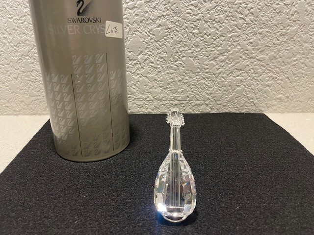 Swarovski Crystal LUTE Figurine #7477NR000004 169246