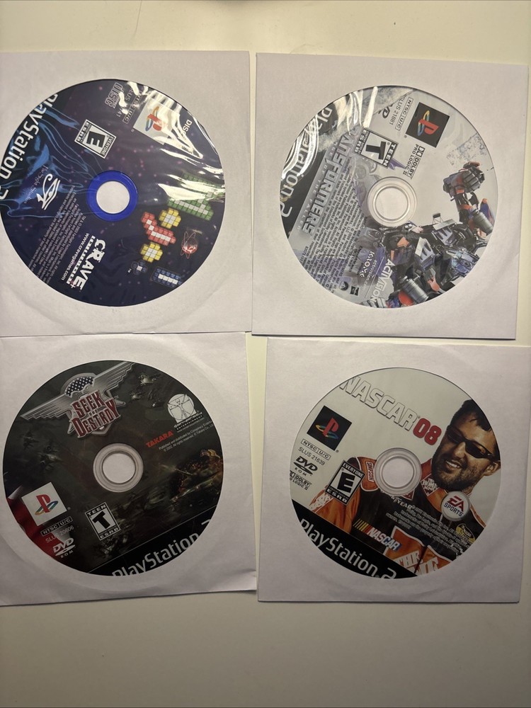Lot of 4 Sony PlayStation 2 Games - PS2 Disc Only
