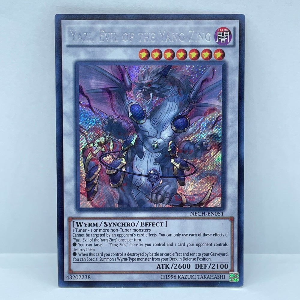 Yazi Evil of the Yang Zing Ultimate Rare Yugioh NECH-EN051 Light Play Unlimited