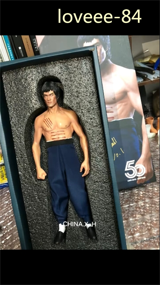 Bruce Lee 李小龙 Statue Figure Sculpture Model Collections Toy Gifts 1/6 CHINA.X-H