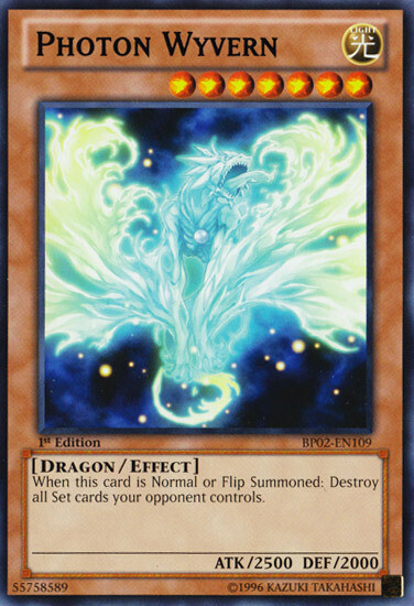 Photon Wyvern BP02-EN109 Rare Unlimited Edition x3 NM TCG Card  