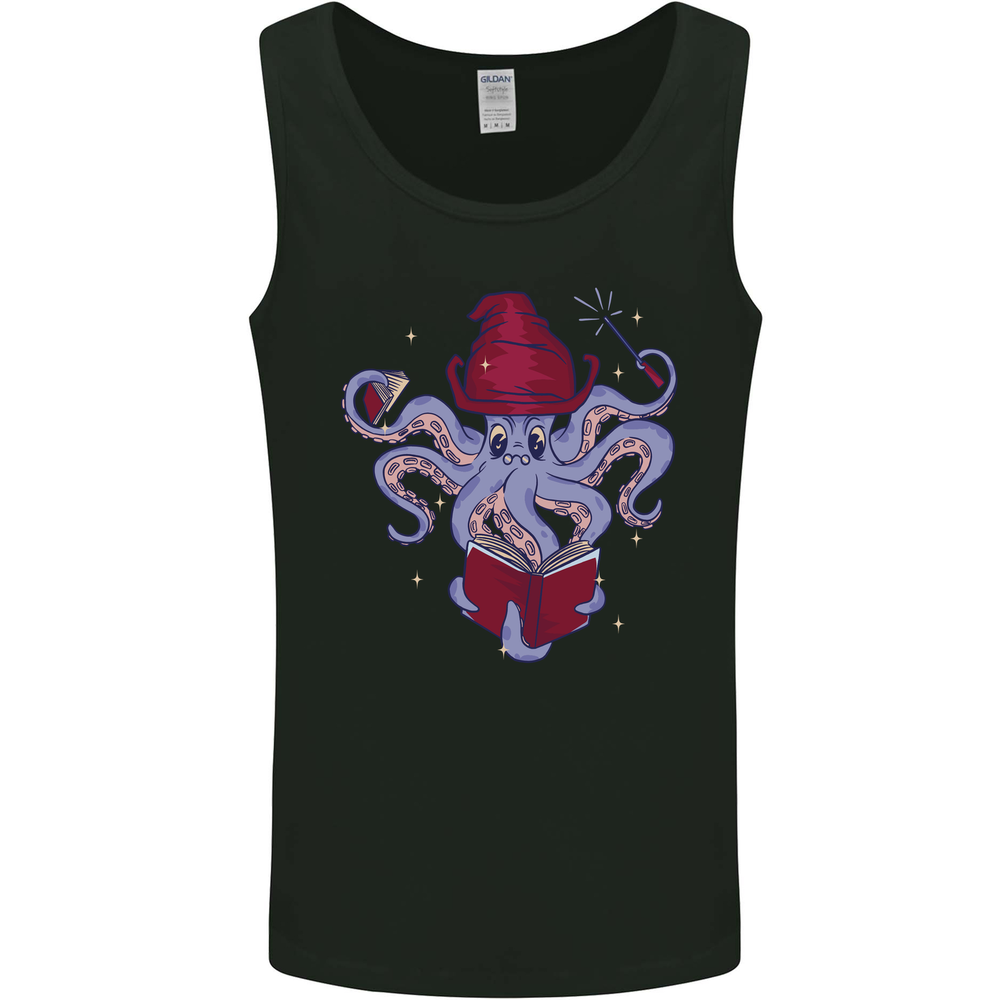 An Octopus Wizard Magic Magician Mens Vest Tank Top