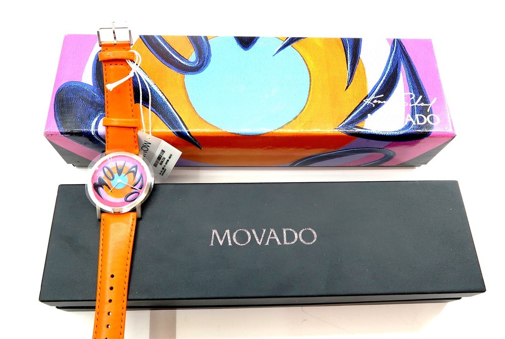 MOVADO KENNY SCHARF Limited Edition Artist Series Watch 38 of 125  