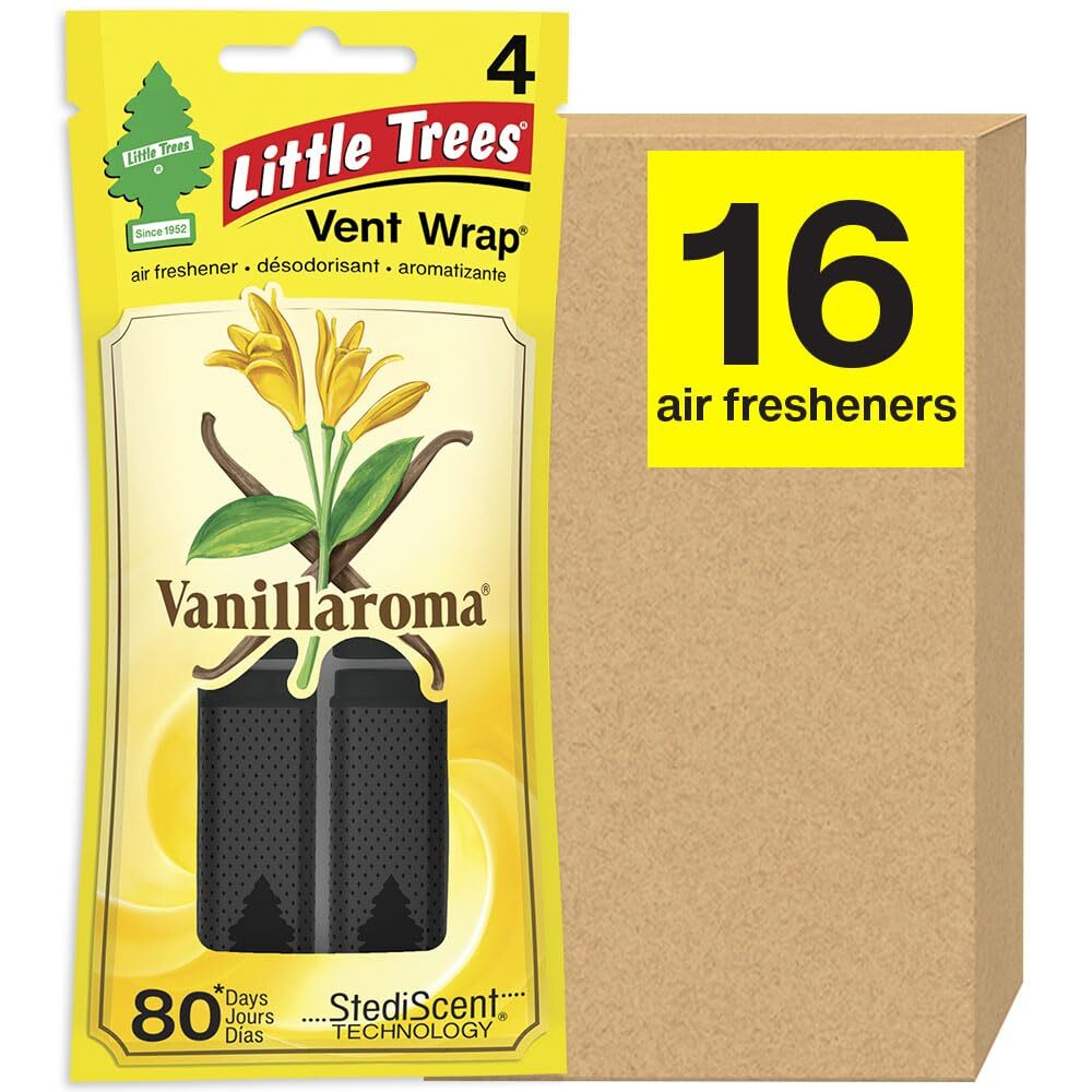 Car Air Freshener. Vent Wrap Provides Long-Lasting Scent Slip on Vent Blade. ...
