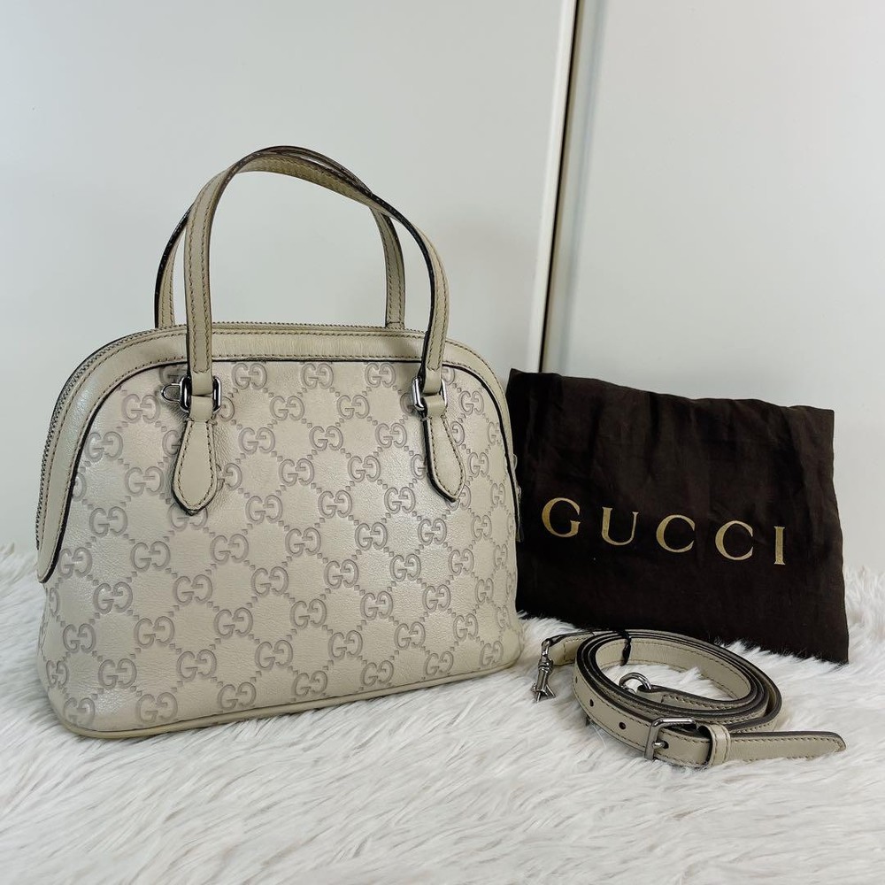 Gucci Mini 2Way Leather Shoulder Bag Small Crossbody Handbag New