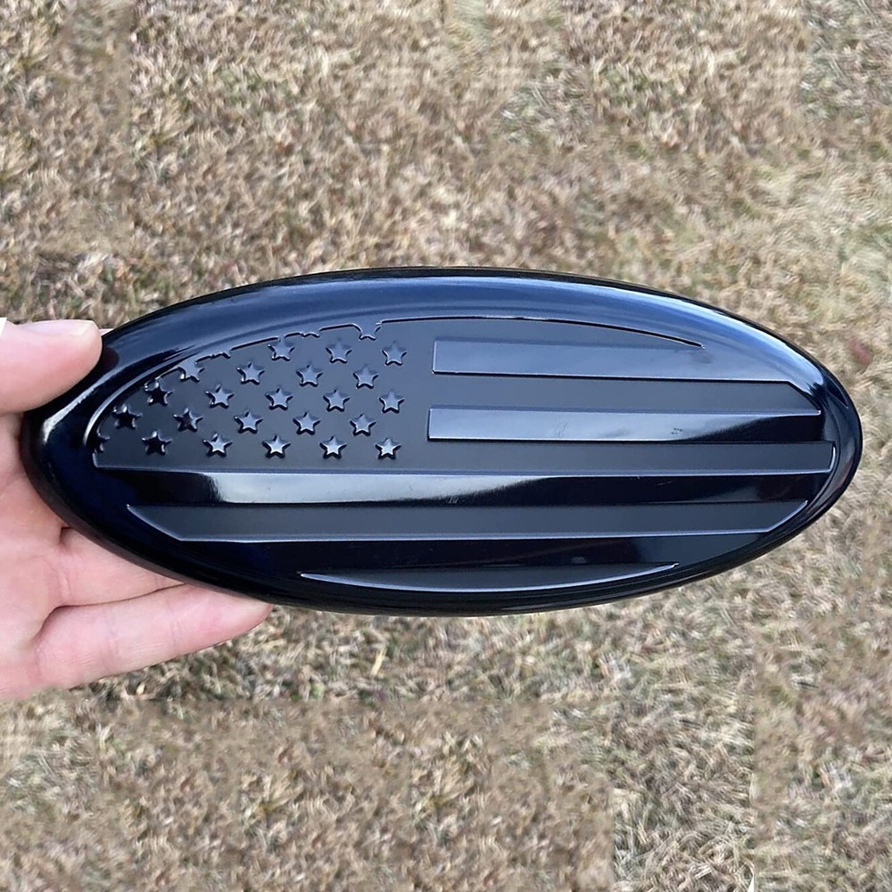 7 Inch Car Logo for Ford F150 F350 Parts Rear Badge American Flag Oval Badge