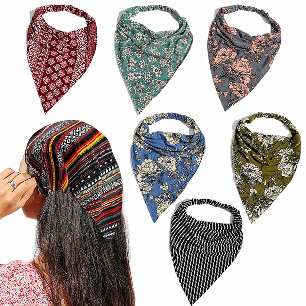 Elegant Triangle Sunscreen Scarf for Women Hair Band DIY