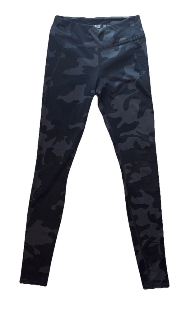 Polo Ralph Lauren Black/Gray Camo Leggings Size Small EUC