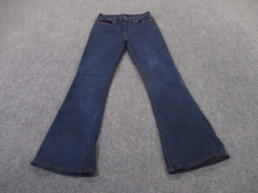 Judy Blue Jeans Womens 30 Blue Flared Bootcut Stretch Preppy Casual Y2K Adult