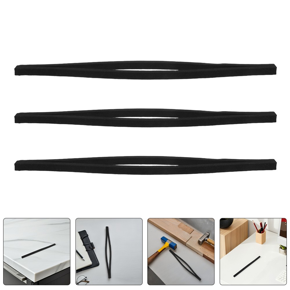 3-Piece Vacuum Sealer Replacement Gasket Strips for Food Preservation Machines