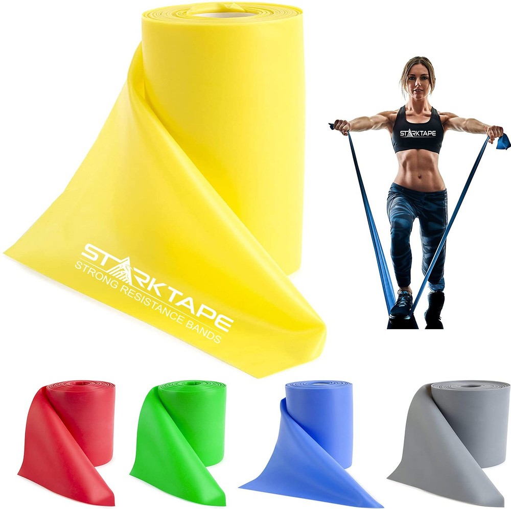 Resistance Bands 8 Yard Professional Roll. Non-Latex Elastic Exercise Fitness...