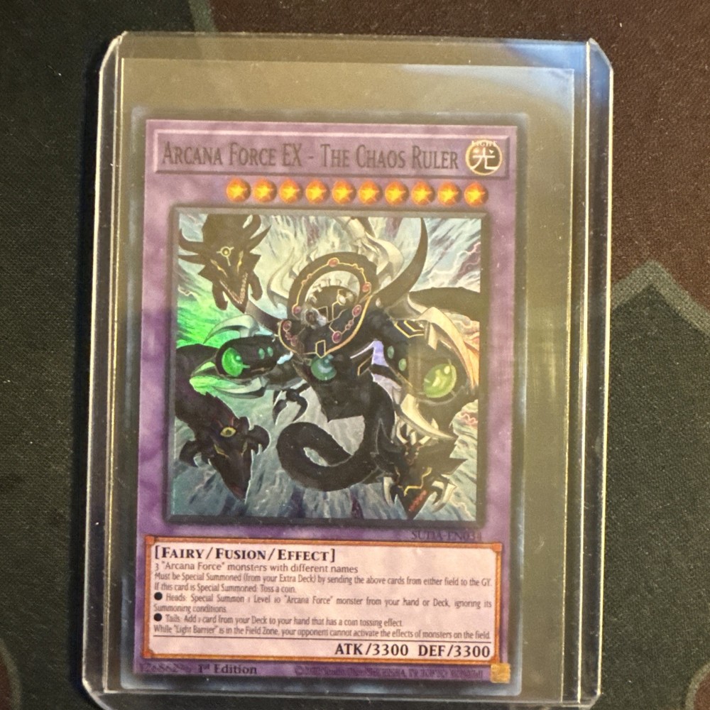 Yu-Gi-Oh Arcana Force EX Chaos Ruler SUDA-EN034 Super Rare NM Mint Condition