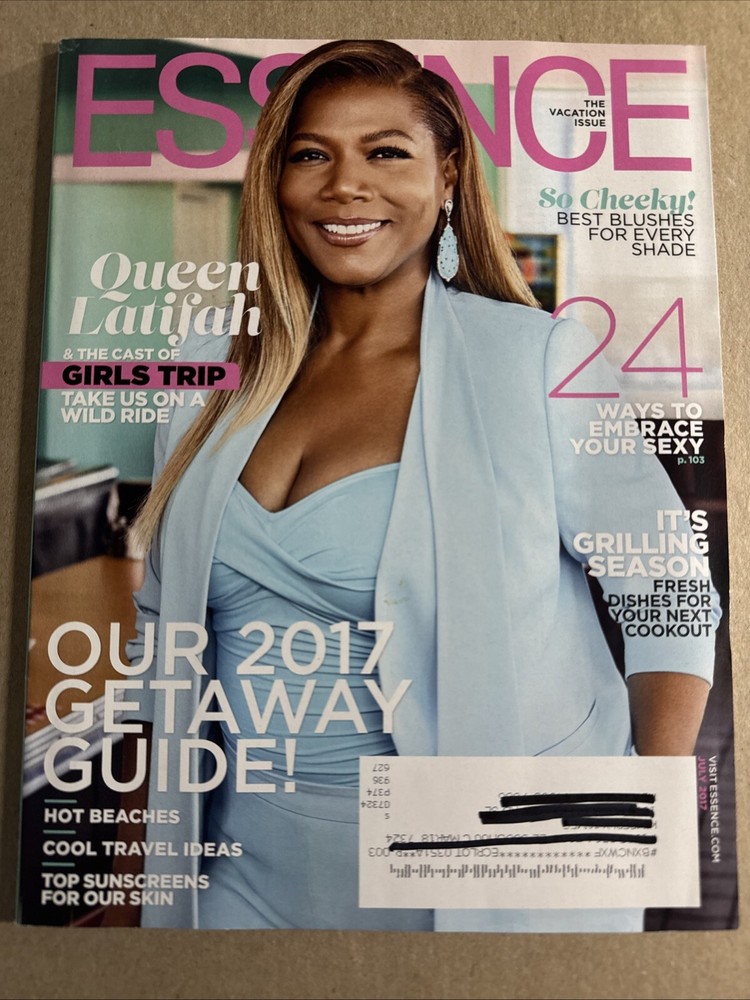 Essence Magazine July 2017 Queen Latifah Girls Trip Vacation Issue