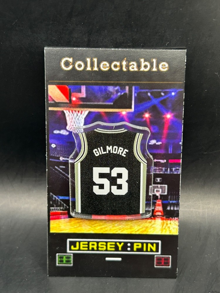 San Antonio Spurs Artis Gilmore jersey lapel pin-Classic RETRO Collectable