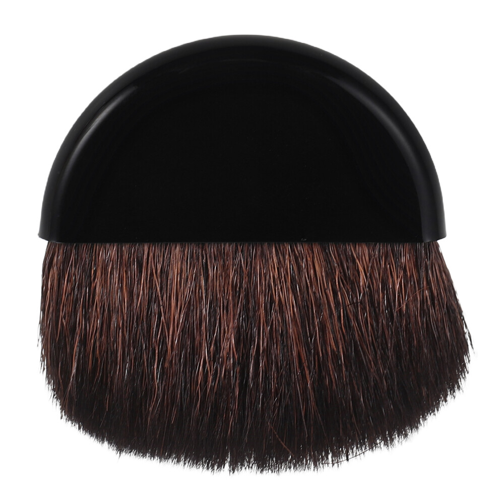 Fluffy Portable Round Blush Brush for Cheeks and Powder Makeup