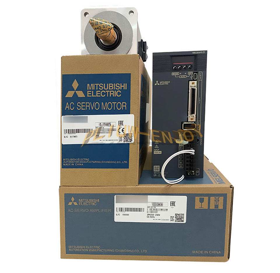 Mitsubishi AC Servo Driver+Motor MR-JE-100AS+HJ-KS103J NEW