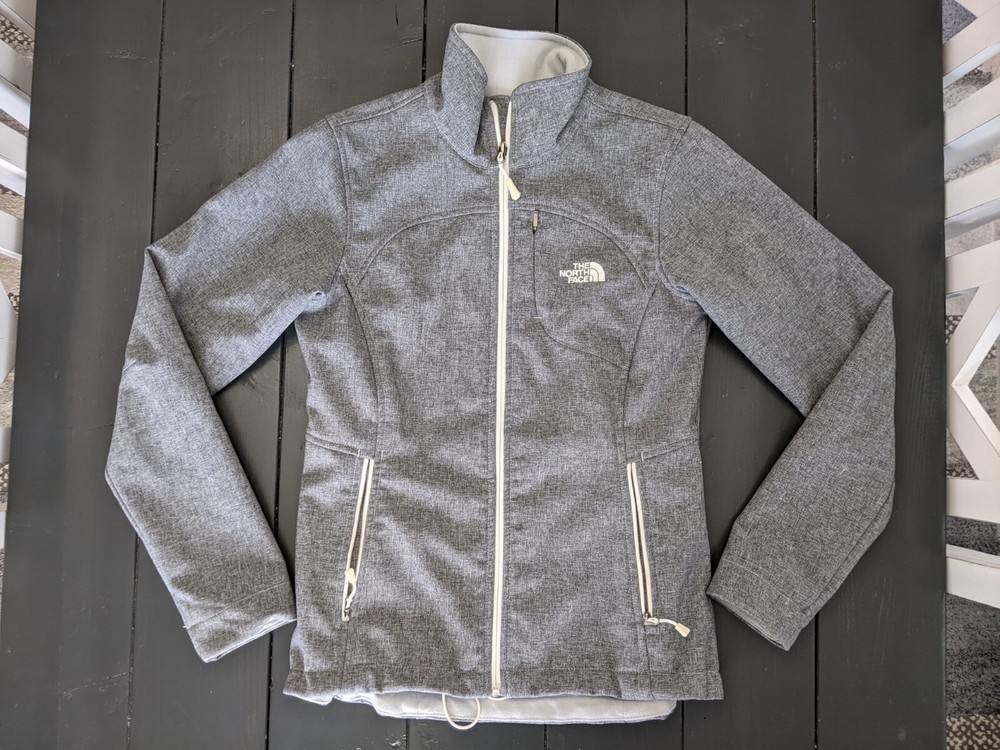 Gray North Face Windproof Jacket for Women - Size Small