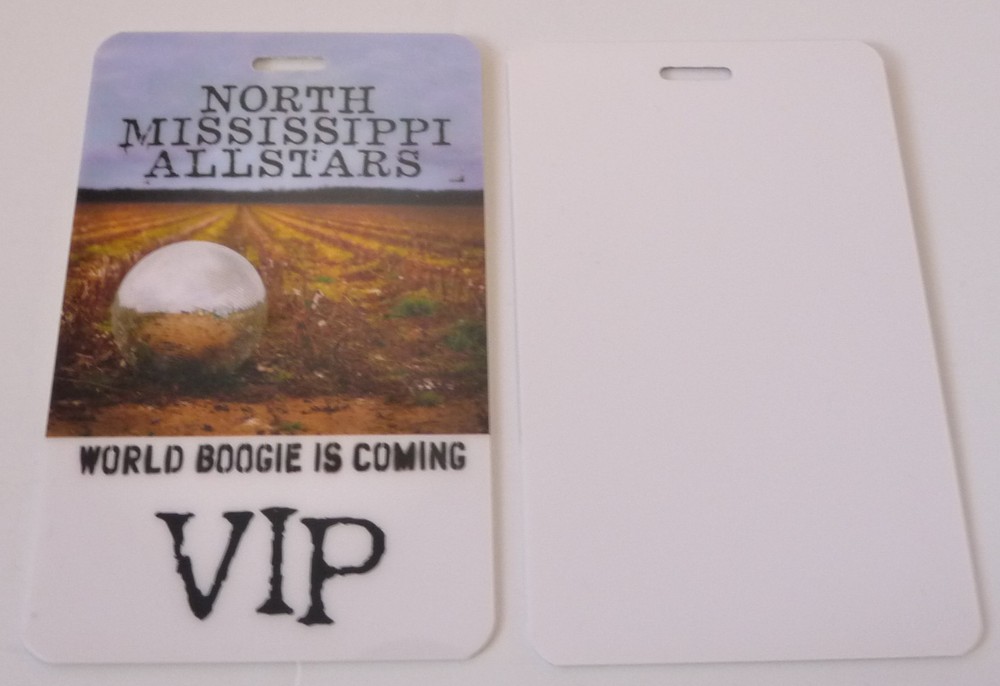 North Mississippi All Star World Boogie Concert Tour Backstage Laminate Pass D12