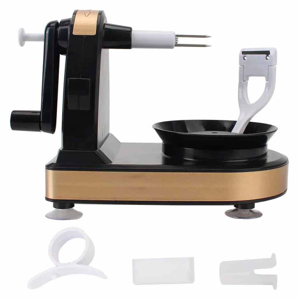 Pelador de patatas pelador de manzanas cortador cortador máquina peladora de frutas manivela manual mult