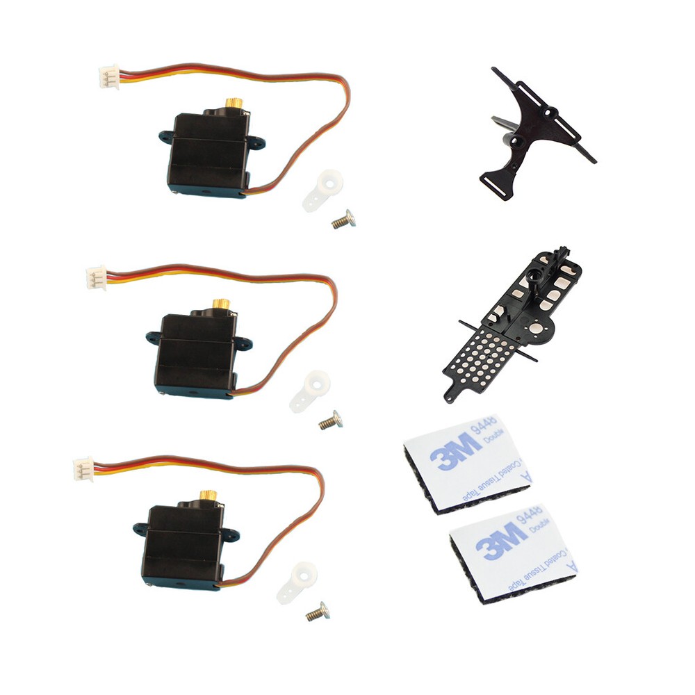 Servo Steering Gear Plate Sponge Pad Kit for Wltoys XK K110 K110S RC Helicopter