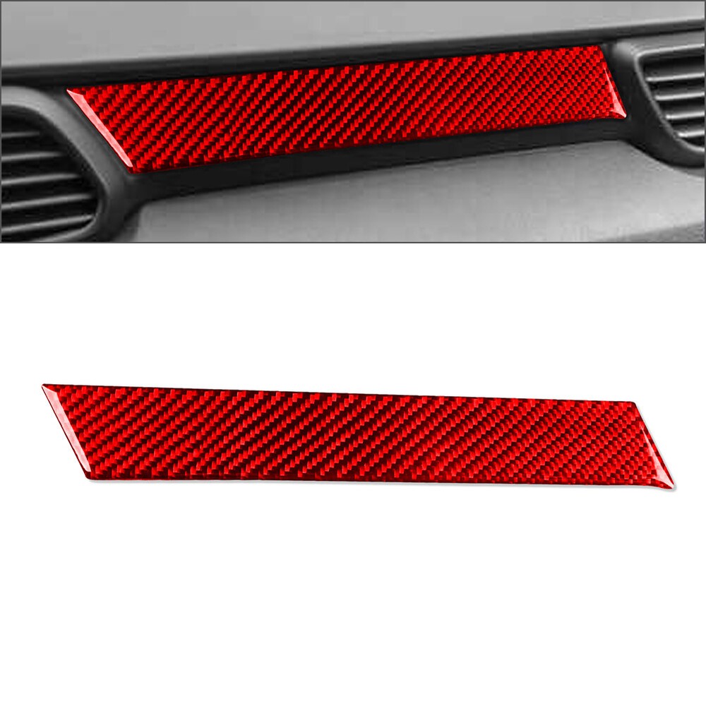 Carbon Fiber Co-pilot Dashboard Cover Trim For Hyundai Veloster JS N 2019-2023