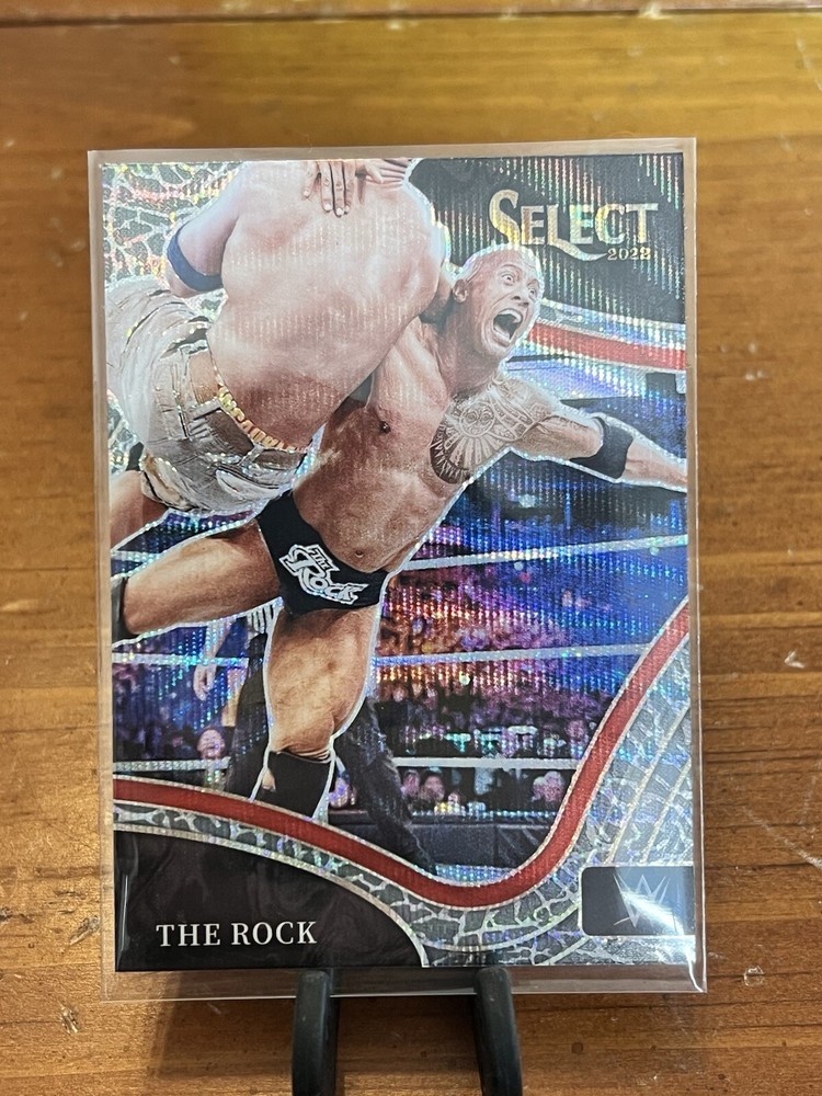 2022 Panini Select WWE - Ringside Elephant Prizm #287 The Rock