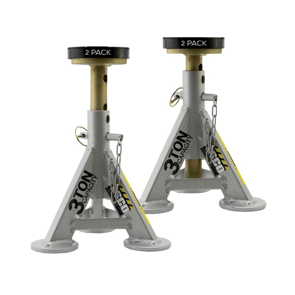 ESCO 3 Ton Performance Shorty Low Profile Jack Stands, 1 Pair