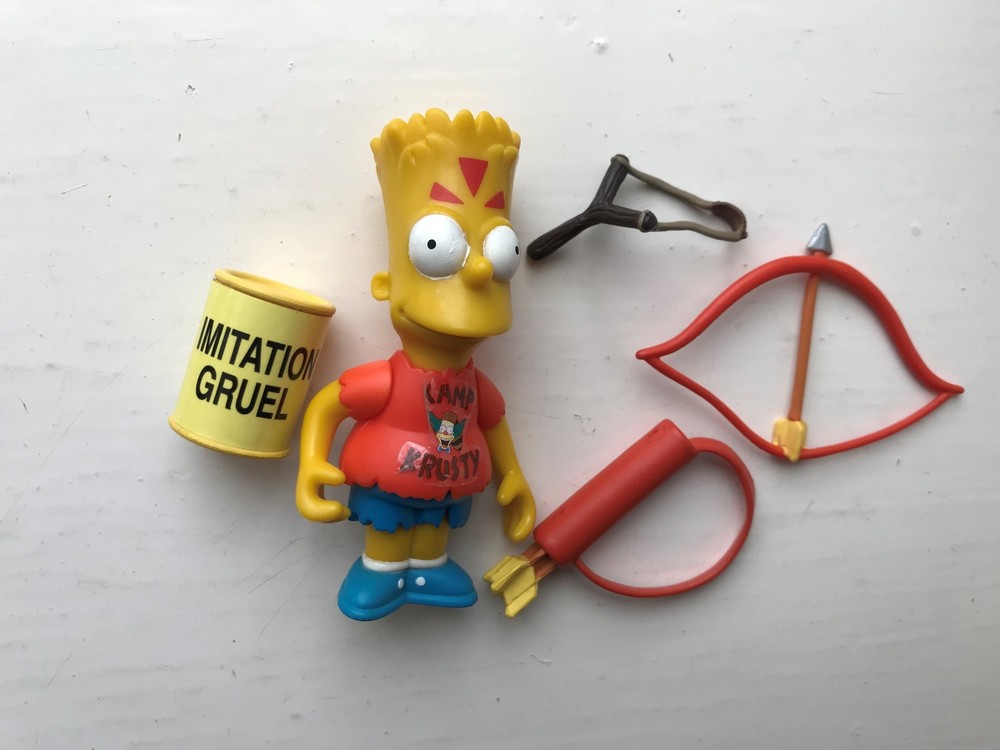 PLAYMATES Interactive The Simpsons Series 3 Kamp Krusty Bart Action Figure Brand New in Original Packaging