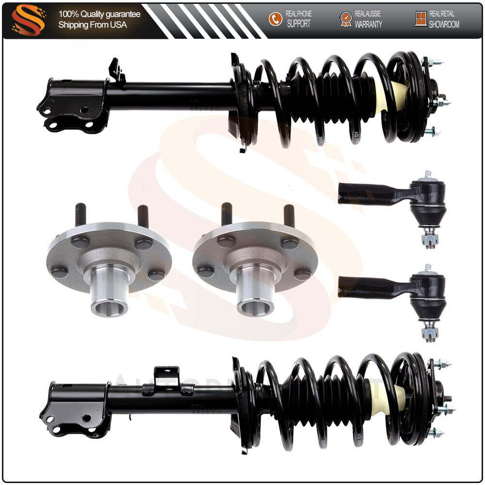 OEM Front Struts Wheel Hub Bearings Tie Rods for Ford Escape Mazda Tribute Mercury Mariner
