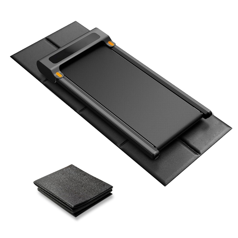 Treadmill Mat for Carpet Hardwood Floor Protection, Foldable, Under Desk Trea...