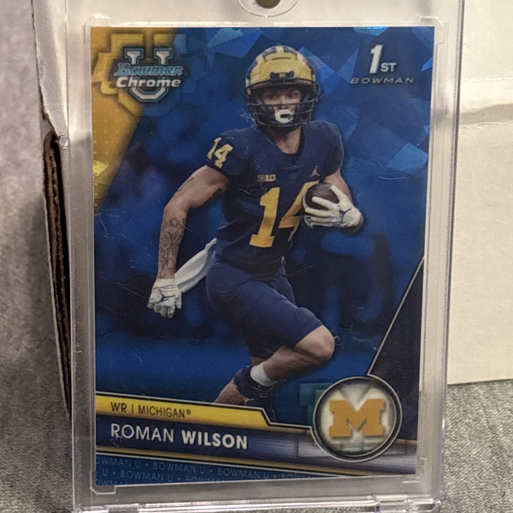 2023 Bowman University Chrome Sapphire Edition - #169 Roman Wilson (RC)