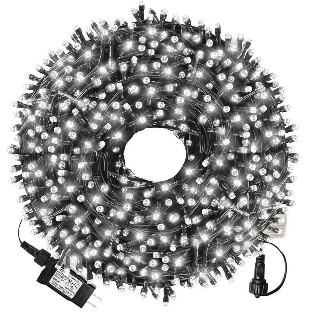 300 LED 105ft XTF2015 Christmas String Lights with 8 Modes End-to-End Plug