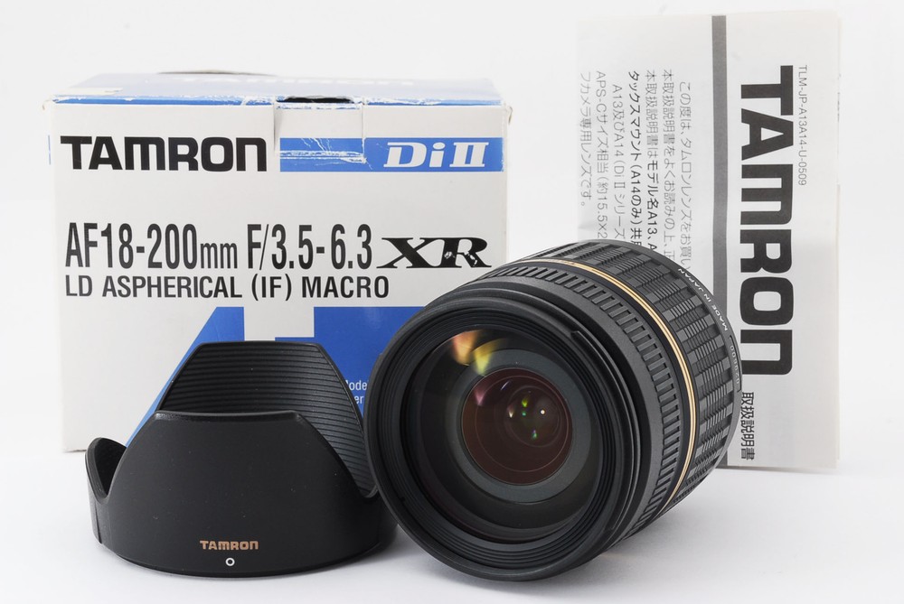MINT Tamron 18-200mm f3.5-6.3 Di-II XR AF IF Lens Nikon Japan