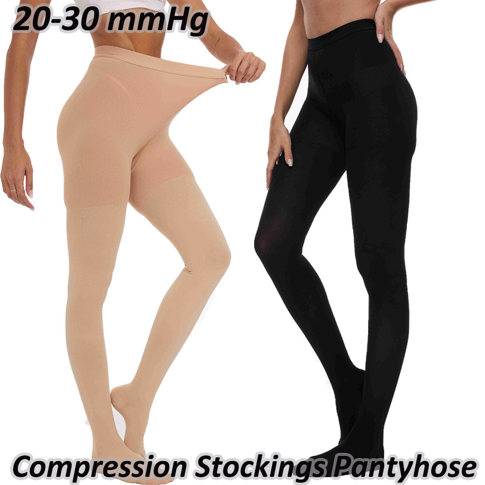 Mojo 20-30 mmHg Firm Support Compression Pantyhose Closed Toe S-XL