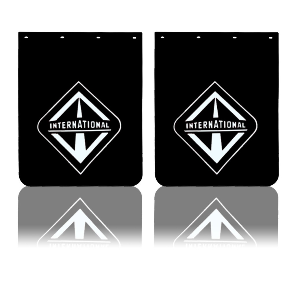 24x30 Heavy Duty Semi Truck Mud Flaps for Trailers 1 Pair Black